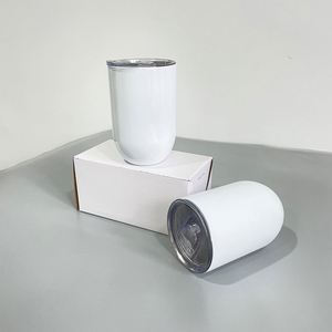 Gobelets isothermes à double paroi de 12 oz pour sublimation, verres à vin et champagne de 12 oz avec couvercle coulissant - Product Image 4