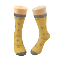 Chaussettes de sport personnalisées en sublimation, vente en gros