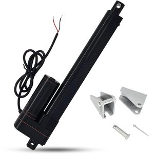 Actionneur linéaire étanche IP65 12V <span class=keywords><strong>4</strong></span> pouces 8 pouces 6 pouces 10 pouces Course 3000N/660lbs Actionneur électrique avec supports de montage - Product Image 1
