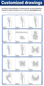 シャイナイト最高品質セグメントアマダ油圧プレスブレーキツールダイ、マトリックスパンチプレス - Product Image 6