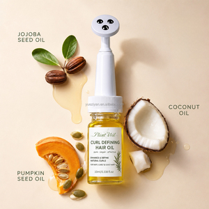 <span class=keywords><strong>Olio</strong></span> Siero per Capelli Ricci al Jojoba, <span class=keywords><strong>Cocco</strong></span> e Rosmarino con Etichetta Privata, per Controllo Crespo e Tenuta Leggera - Product Image 1