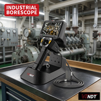 Boroscopio Industrial HD 1080P de 6 mm con Cable de 2 m, Endoscopio Articulado Portátil a Prueba de Agua IP67 para Inspección de Motores Marinos