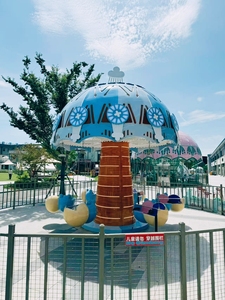 <span class=keywords><strong>Silla</strong></span> Voladora con <span class=keywords><strong>Sombrilla</strong></span> para 12 Personas, Equipo de Parque de Atracciones al Aire Libre, <span class=keywords><strong>Silla</strong></span> Columpio con Temática de Hongo con Luces LED Blancas - Product Image 3