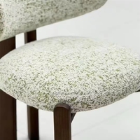 Fauteuils de détente modernes VL avec dossier unique et rembourrés |   Cadre en bois durable et écologique pour salon et usage domestique