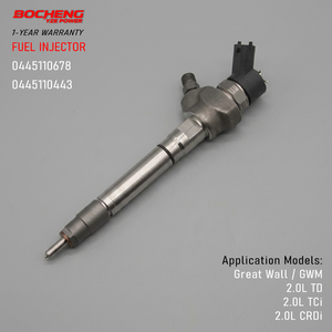 หัวฉีดน้ำมันดีเซลคอมมอนเรลประสิทธิภาพสูง 0445110678 รุ่น 1100100XED12 สำหรับรถยนต์ GWM Great Wall Haval H5 H6 Wingle 5 6 7 - Product Image 1