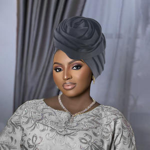 اكسسوارات شعر للنساء على شكل زهرة عمامة اكسسوارات للشعر للسيدات أغطية رأس للحفلات - Product Image 5