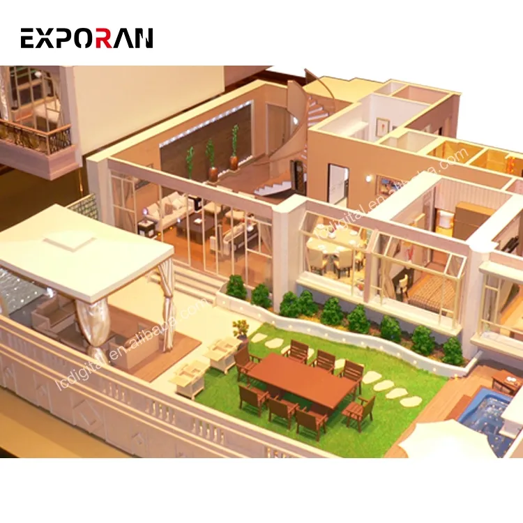 Stunning Beautiful House Model/miniature Architecture Model / House Plan Design Miniature Garden