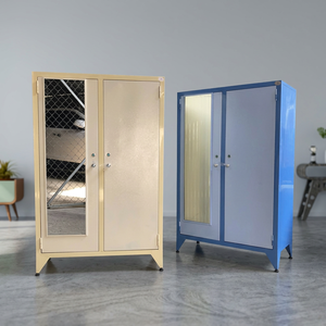 Portable Mini Steel Rectangle <b>Wardrobe</b> with 30-50kg Load Capacity Standing Type Multi-color for Clothes - Product Image 3