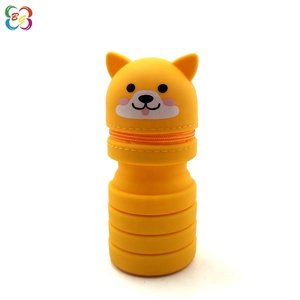 Porte-<span class=keywords><strong>crayon</strong></span> pliable en silicone durable de conception créative promotionnelle pour le bureau de bureau d'école - Product Image 4