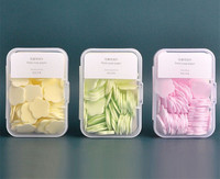 Savon en Feuilles Jetables Portable Mini Pétales pour Étudiants et Enfants