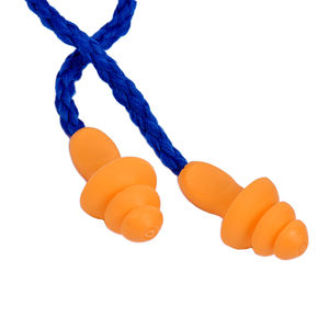 Reducción de ruido Cancelación de ruido <span class=keywords><strong>Tapones</strong></span> para los oídos de silicona duraderos <span class=keywords><strong>Tapones</strong></span> para los oídos con cable de seguridad - Product Image 2