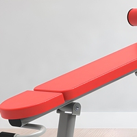 Banc abdominal réglable pliable pour exercices de sit-up et de push-up, idéal pour les salles de sport commerciales