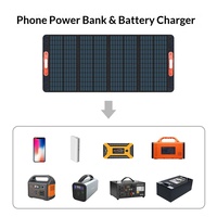 Panneau solaire pliable 200W, chargeur solaire portable, panneau solaire à charge rapide pour station d'alimentation, camping en plein air, camping-car, fournisseur OEM