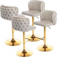 Nouvelle Chaise de Bar Italienne Moderne, Chaise Haute Pivotante de Luxe Léger et Tendance pour la Maison et l'Hôtel