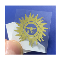 Étiquettes métalliques personnalisées avec logo, autocollants transparents imperméables, lettres métalliques en relief, autocollants en nickel.