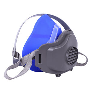 Masker Gas pelindung <span class=keywords><strong>Respirator</strong></span> Kimia, masker untuk mengecat menggunakan warna biru Anti debu - Product Image 3