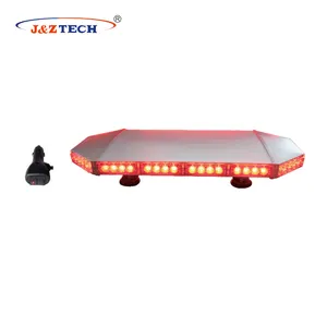 Full aluminum flashing led car truck mini warning flash red led emergency light bar