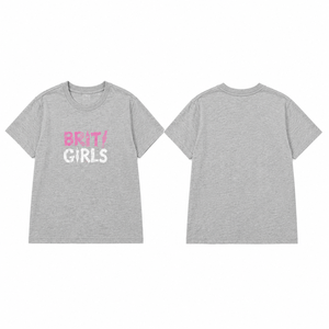 Women's Pink BRIT GIRLS <strong>Sequin</strong> T-Shirt <strong>UK</strong> Landmark Design, Round Neck, Loose Fit 94% Cotton 6% Spandex Stretchy Casual <strong>Top</strong> - Product Image 6