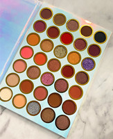 Palette de fard à paupières pour femmes, OEM quantité minimale de commande, étiquette privée, pailletée, maquillage couleur terre, vente en gros,