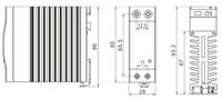 Relais SSR monté sur rail Din avec dissipateur thermique DA / AA 40AMP