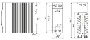ディンレールマウントSSRリレー、ヒートシンク付きDA/AA 40AMP - Product Image 3