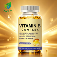 Capsules de Vitamine B Complex en Gélules Molles à Marque Blanche OEM pour Adultes - Favorise l'Humeur et l'Énergie Saines - Complément Alimentaire de 60 Gélules