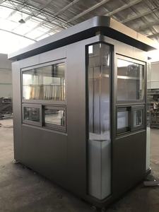Stainless Steel Sentry <b>Box</b> Guard House Rectangle Minimalist Design Outdoor <b>Security</b> Station Container House - Product Image 4