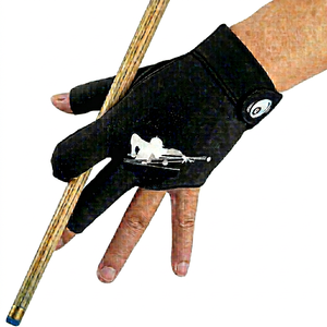 Gants de billard de haute qualité, gants de billard respirants, faible friction, glisse fluide, logo personnalisé, unisexe, utilisation en extérieur, fourniture OEM - Product Image 1