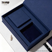 Boîte d'emballage personnalisée pour coffret cadeau de bijoux, boîte à bijoux à fermeture magnétique à rabat avec sac en velours, emballage durable pour bague