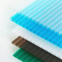 Placa de plástico hueco de policarbonato, materiales de construcción, China
