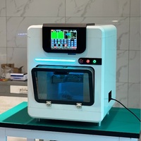Unit Milling CAD/CAM Dua Ruang untuk Laboratorium Gigi, Peralatan Pemesinan Kering Benchtop untuk Pembuatan Mahkota, Jembatan, Inlay, dan Onlay