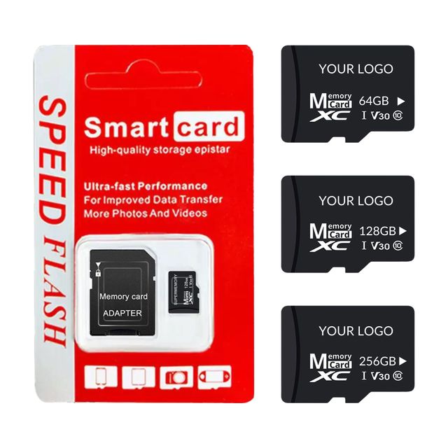 OEM Logo 2GB 4GB 8GB 16GB SD Card Class10 Waterproof 32GB 64GB U3 A1 TF Card 128GB Flash Memory Card Suitable for Action Cameras