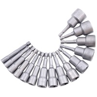 Set Sekrup Mur Self Tapping Magnetik Non-Magnetik dengan Soket Heksagonal 1/4 Handle 42-400mm