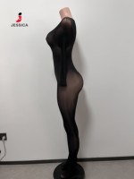 Y9120-sexy Nuisette Lingerie Bodysuit Érotique Collants Brillants à l'Huile de Cheval Collants Haute Densité Vêtements Sexy pour Femmes