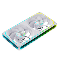Ventilador de Refrigeración AntarcChill de 240 mm con Aspas Invertidas, Rodamiento Hidráulico, Flujo de Aire Inverso, para Cajas de PC Gaming y Radiadores de Computadora