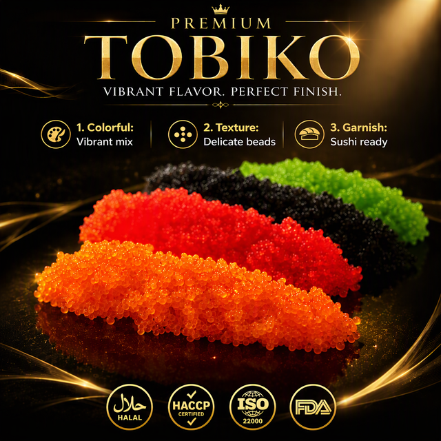 High Quality Salmon Roe Caviar Frozen Japan Seafood in Bag and Box Packaging Wholesale Supply