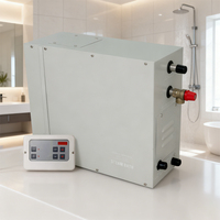 Générateur de vapeur de sauna électrique moderne de haute qualité 9KW 2 personnes Panneau de commande en acier inoxydable Vapeur humide 220V