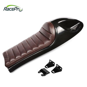 RACEPRO Nouveauté Siège rétro personnalisé pour moto Cafe Racer <span class=keywords><strong>Vintage</strong></span> Remplacement de selle à bosse adaptée à Yamaha Kawasaki <span class=keywords><strong>Honda</strong></span> - Product Image 4