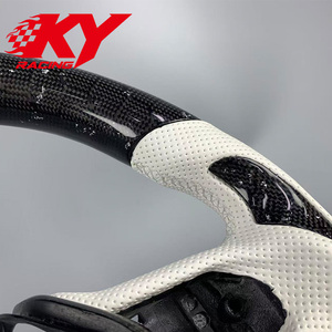 Volante de Coche para Infiniti Q50 Q60 Q70 QX30 QX50 QX60 QX7 G35 G25, Estilo Deportivo Personalizado, Volante de Fibra de Carbono - Product Image 2