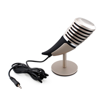 Profesyonel Taşınabilir Kablolu Metal Kondenser Bilgisayar Mikrofonu Şok Tutucu Kardiyoid/Çok Yönlü Desen 50Hz-16KHz