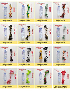 Eco-friendly corda colorata di cotone cane giocattolo da masticare durevole Pet interattivo corda da masticare giocattolo per la formazione di masticatori di intrattenimento - Product Image 6