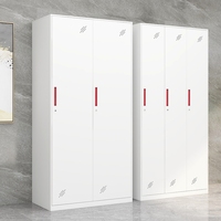 Casier métallique en acier avec serrure pour bureau, maison, école, salle de sport