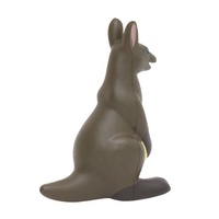 Jouets promotionnels de personnalisation biodégradables en forme de kangourou en mousse PU de qualité supérieure créative durable