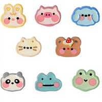 8 Aimants de Réfrigérateur en Plastique Animaux Mignons - Décoration pour Photos, Notes et Menus |   Casier de réfrigérateur et panneau métallique