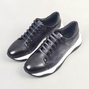 Chaussures en cuir haut de gamme pour hommes, en cuir de vachette pleine fleur, style britannique, élégantes, à lacets, respirantes, en cuir véritable, fabriquées à Foshan - Product Image 2