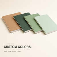 Personnalisation flexible, service d'impression de carnets A4, impression offset sur papier, acceptation de designs mixtes, journal personnalisé, agenda