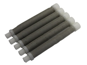 Filtro <span class=keywords><strong>de</strong></span> acero inoxidable liso <span class=keywords><strong>de</strong></span> 50 mallas <span class=keywords><strong>de</strong></span> alta precisión con 99 por ciento <span class=keywords><strong>de</strong></span> eficiencia para pistola pulverizadora sin aire, compatible con bomba <span class=keywords><strong>de</strong></span> tornillo - Product Image 1