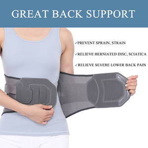 Protrusion de disque lombaire, ceinture de protection en plaque d'acier respirante, ceinture de Fitness de soutien de fixation de la colonne lombaire - Product Image 3