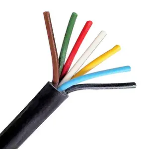 220 volt 10 feet 4c CU conductor silicone rubber electrical copper wires and cables for outdoor use