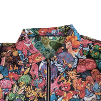 Blouson matelassé unisexe personnalisé en laine style hip-hop avec col montant brodé et doublure 220g, faible MOQ pour le printemps